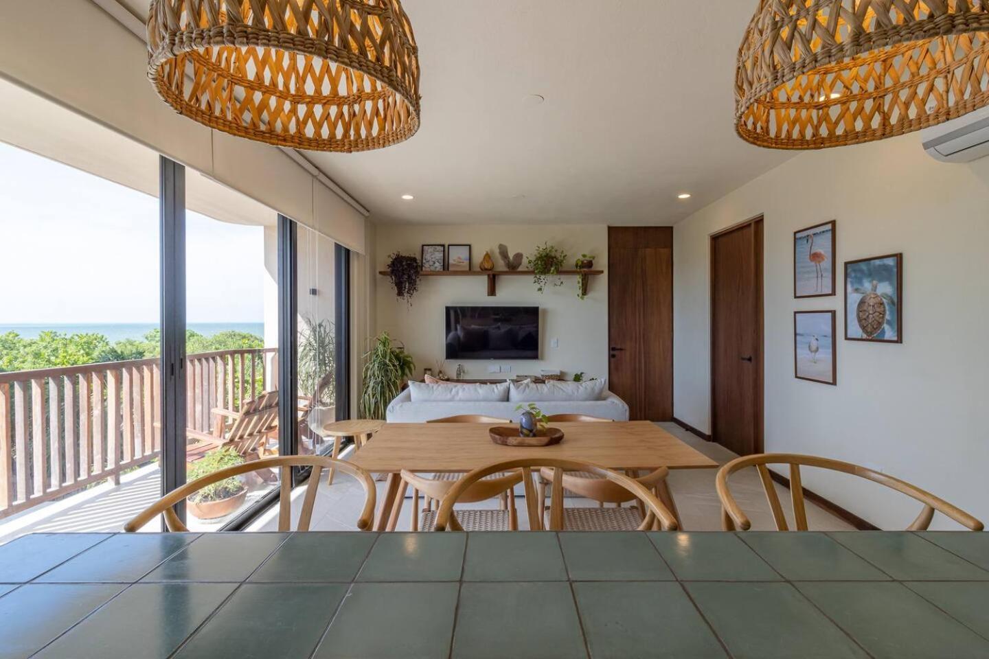 Hermoso Departamento Con Vista Al Mar Isla Holbox 外观 照片