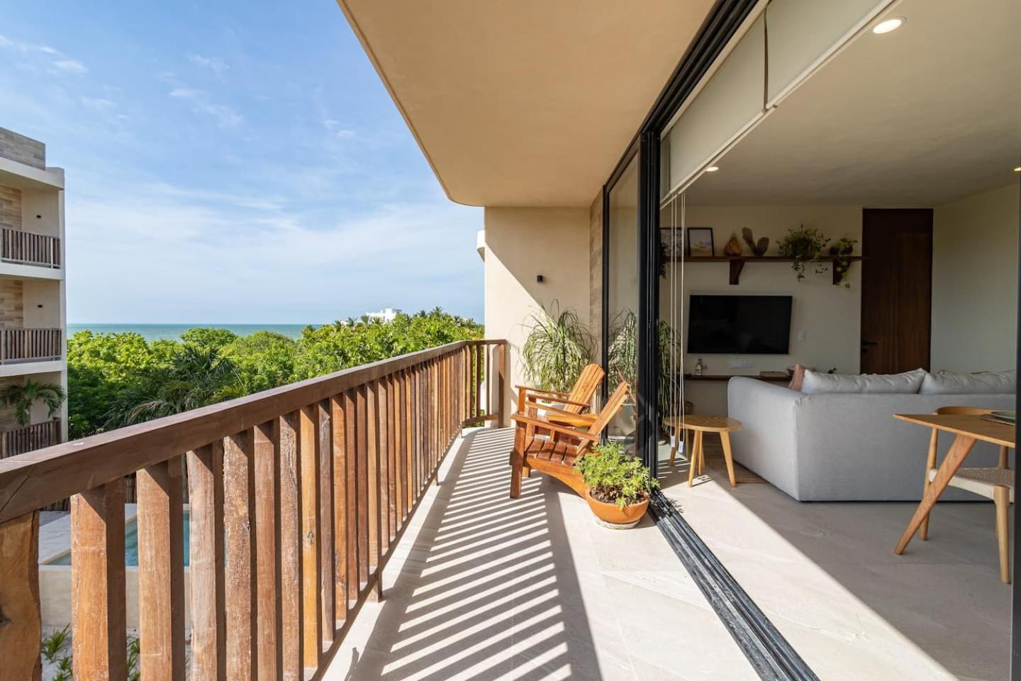 Hermoso Departamento Con Vista Al Mar Isla Holbox 外观 照片